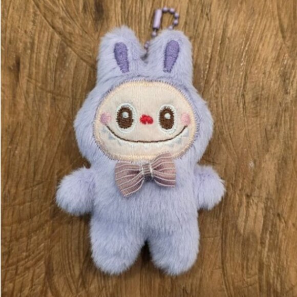 4.5" Purple LABUBU Doll LABUBU Toy Labubu Stuffed Labubu Keychain The Monsters - Picture 1 of 2